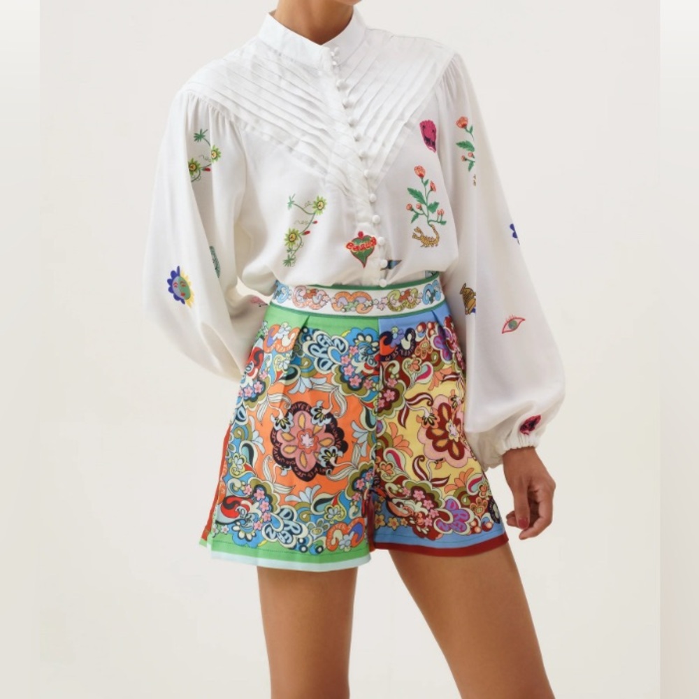 Vibrant Bloom Luxe Set – 2 Piece Short Set